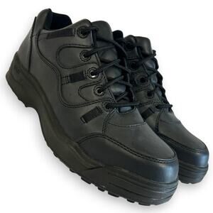 Worx Red Wing Oxford Safety Shoes Men 10.5 M Non-Metallic Toe Black 6550